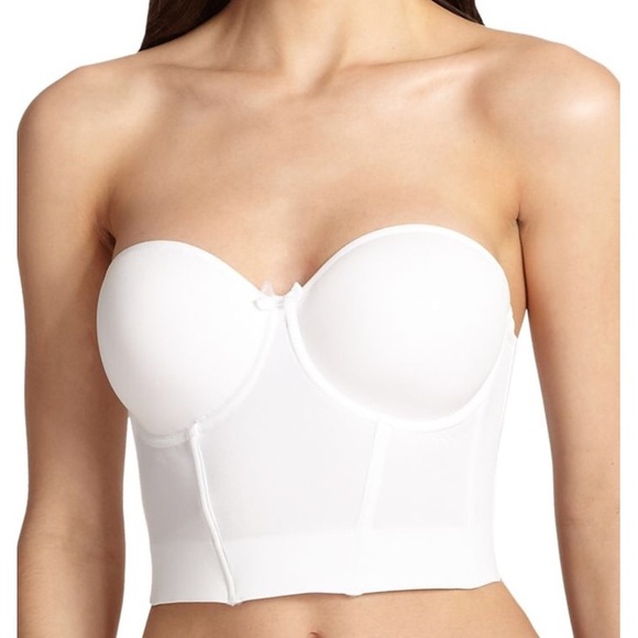 Le Mystere Other - Le Mystere Short Line Bustier white 32B